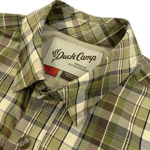 Duck Camp Men's Signature Fishing Shirt Long Sleeve Teton Plaid Medium